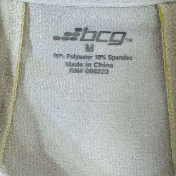 BCG Dri Fit Skort Set Small Women's White Polo Medium White Green 2-pc Skirt 4 - Picture 4 of 11